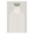 POSTER CURCUBEU ELEGANT CU SEMICERC MID-CENTURY - MOTIVE DIN ATELIERUL NOSTRU - POSTERE
