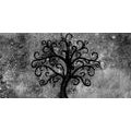CANVAS PRINT BLACK AND WHITE TREE OF LIFE - BLACK AND WHITE PICTURES{% if product.category.pathNames[0] != product.category.name %} - PICTURES{% endif %}