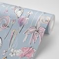 SELF ADHESIVE WALLPAPER BEAUTIFUL VINTAGE FLOWERS - SELF-ADHESIVE WALLPAPERS - WALLPAPERS