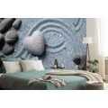 WALL MURAL HEART OF STONE IN SAND - WALLPAPERS FENG SHUI - WALLPAPERS