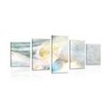 5-PIECE CANVAS PRINT UNUSUAL ABSTRACTION - ABSTRACT PICTURES{% if product.category.pathNames[0] != product.category.name %} - PICTURES{% endif %}