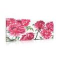 TABLEAU SUR TOILE – FLEURS D'AZALÉE - TABLEAUX DE FLEURS - TABLEAUX