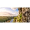 CANVAS PRINT VIEW OF THE RIVER ELBE - PICTURES OF NATURE AND LANDSCAPE - PICTURES