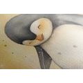 WANDBILD VERTRÄUMTER PINGUIN - VERTRÄUMTE TIERE - BILDER