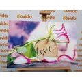 CANVAS PRINT ROMANTIC CONFESSION LOVE - PICTURES WITH INSCRIPTIONS AND QUOTES - PICTURES