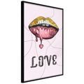 PLAGÁT PERY - LIP GLOSS AND LOVE - LOVE - PLAGÁTY