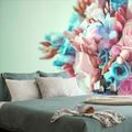 SELF ADHESIVE WALL MURAL BOUQUET OF ROSES - SELF-ADHESIVE WALLPAPERS - WALLPAPERS