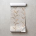 ZELFKLEVEND FOTOBEHANG BEIGE PALMBLADEREN IN GLAMOURSTIJL - FOTOBEHANG BLADEREN - FOTOBEHANG