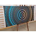 CANVAS PRINT MANDALA WITH A SUN PATTERN - PICTURES FENG SHUI - PICTURES