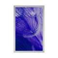 AFFICHE BEAU PISSENLIT DANS UN DESIGN VIOLET - FLEURS - AFFICHES