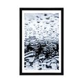 POSTER MIT PASSEPARTOUT WASSERTEXTUR - NATUR - POSTER