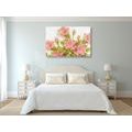 CANVAS PRINT VINTAGE BOUQUET OF ROSES - PICTURES FLOWERS - PICTURES