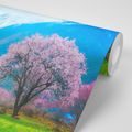 SELF ADHESIVE WALL MURAL MAGICAL TREE IN THE MIDDLE OF THE MOUNTAINS - SELF-ADHESIVE WALLPAPERS - WALLPAPERS