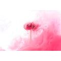 WALLPAPER PINK FLOWER IN AN INTERESTING DESIGN - ABSTRACT WALLPAPERS - WALLPAPERS