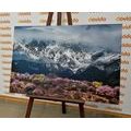 CANVAS PRINT UNIQUE MOUNTAIN LANDSCAPE - PICTURES OF NATURE AND LANDSCAPE - PICTURES