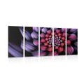 5-PIECE CANVAS PRINT COLORFUL FANTASY FLOWER - ABSTRACT PICTURES{% if product.category.pathNames[0] != product.category.name %} - PICTURES{% endif %}