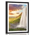POSTER – MAESTOSA CASCATA IN ISLANDA - NATURA - POSTER