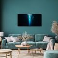 QUADRO SU TELA – IMMERSIONE NELL'ABISSO BLU - QUADRI MARE E SPIAGGIA - STAMPE E QUADRI