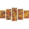 TABLOU 5-PIESE ABSTRACȚIE INSPIRATĂ DE G. KLIMT - TABLOURI - 🔥 REDUCERE TOTALÃ 🔥