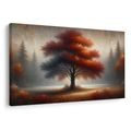 OBRAZ PODZIMNÍ STROM ŽIVOTA V MLZE - OBRAZY STROMY ŽIVOTA - OBRAZY