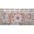 WANDBILD ABSTRAKTES ETHNISCHES MANDALA - BILDER MIT FENG SHUI-MOTIVEN - BILDER