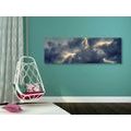 CANVAS PRINT OF LIGHTNING - PICTURES OF NATURE AND LANDSCAPE - PICTURES