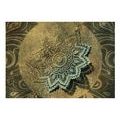 SELF ADHESIVE WALLPAPER GOLDEN FLOWER MANDALA - WALLPAPERS{% if product.category.pathNames[0] != product.category.name %} - WALLPAPERS{% endif %}