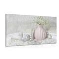 CANVAS PRINT LUXURIOUS SHABBY CHIC STILL LIFE - VINTAGE AND RETRO PICTURES - PICTURES