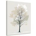 CANVAS PRINT MINIMALISTIC TREE - PICTURES OF TREES AND LEAVES - PICTURES