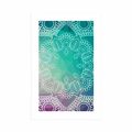 PLAKAT Z PASSE-PARTOUT PASTELOWA MANDALA - FENG SHUI - PLAKATY