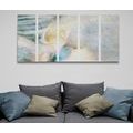 IMPRESSION SUR TOILE EN 5 PARTIES ABSTRACTION MODERNE - IMPRESSIONS ABSTRAITES SUR TOILE - IMPRESSION SUR TOILE