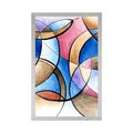 POSTER ABSTRACT DRAWING OF SHAPES - ABSTRACT AND PATTERNED - POSTERS