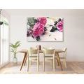 CANVAS PRINT OF ROSES IN BLOOM - VINTAGE AND RETRO PICTURES - PICTURES