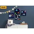 CANVAS PRINT SET MYSTERIOUS UNIVERSE - SET OF PICTURES - PICTURES