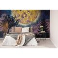 SELF ADHESIVE WALLPAPER SHINING MOON IN THE NIGHT SKY - SELF-ADHESIVE WALLPAPERS - WALLPAPERS