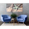 CANVAS PRINT STARFISH ON THE BEACH - STILL LIFE PICTURES{% if product.category.pathNames[0] != product.category.name %} - PICTURES{% endif %}