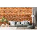 SELF ADHESIVE WALL MURAL ORANGE BRICK WALL - SELF-ADHESIVE WALLPAPERS - WALLPAPERS