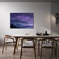 QUADRO SU TELA – NOTTE STELLATA SOPRA LE MONTAGNE - QUADRI MONTAGNE - STAMPE E QUADRI