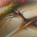 TABLEAU SUR TOILE – ARBRE DE VIE EN COULEURS - TABLEAUX - 🔥 VENTE TOTALE
