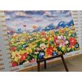 CANVAS PRINT OIL PAINTING WILD FLOWERS - PICTURES - 🔥 TOTAL SALE 🔥