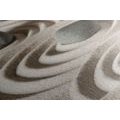 WANDBILD ZEN-STEINE IM SAND - BILDER MIT FENG SHUI-MOTIVEN - BILDER