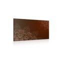 CANVAS PRINT MODERN ELEMENTS OF MANDALA IN SHADES OF BROWN - PICTURES FENG SHUI - PICTURES