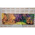 CANVAS PRINT COLORED ABSTRACT ART - ABSTRACT PICTURES - PICTURES