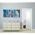 5-PIECE CANVAS PRINT WATERCOLOR ABSTRACTION - ABSTRACT PICTURES - PICTURES