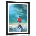 POSTER – UOMO IN CIMA ALLA MONTAGNA - LE PERSONE - POSTER