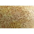 WANDBILD GOLDENES ETHNISCHES MANDALA - BILDER MIT FENG SHUI-MOTIVEN - BILDER