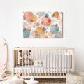 WANDBILD AQUARELLKREISE IN PASTELLTÖNEN - WANDBILDER ABSTRAKTE FORMEN - BILDER