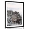 POSTER WITH MOUNT LANDSCAPE PAINTING - NATURE - POSTERS