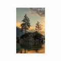 POSTER BERGLANDSCHAFT BEIM SEE - NATUR - POSTER