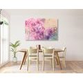 CANVAS PRINT PINK BRANCH OF FLOWERS - PICTURES FLOWERS - PICTURES